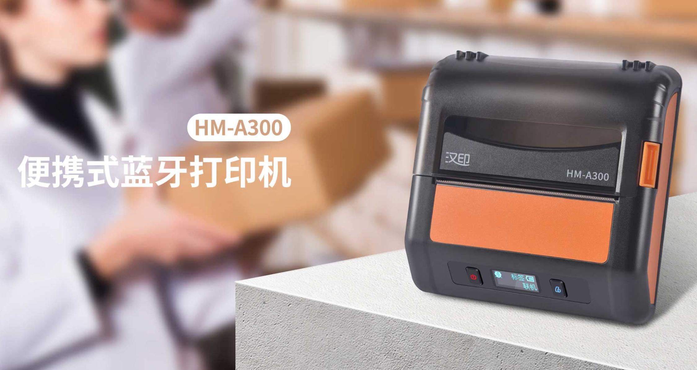 汉印便携式打印机HM-A300